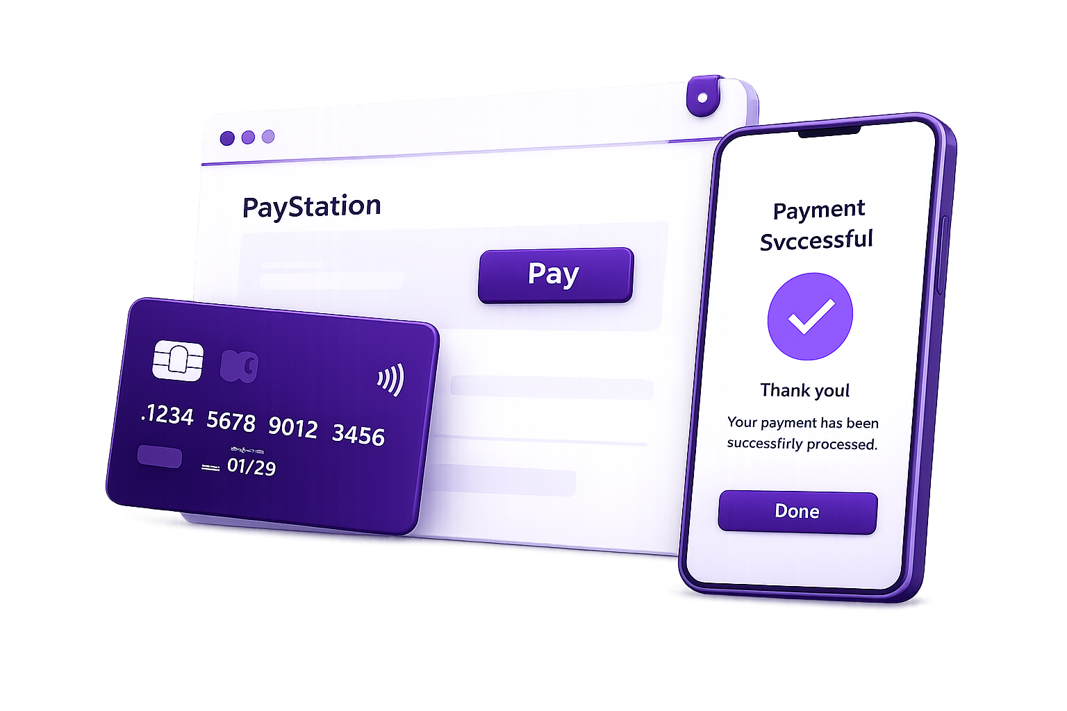 Payment Gateway Illustration